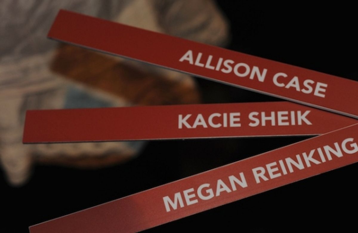 Allison Case, Kacie Sheik & Megan Reinking at 